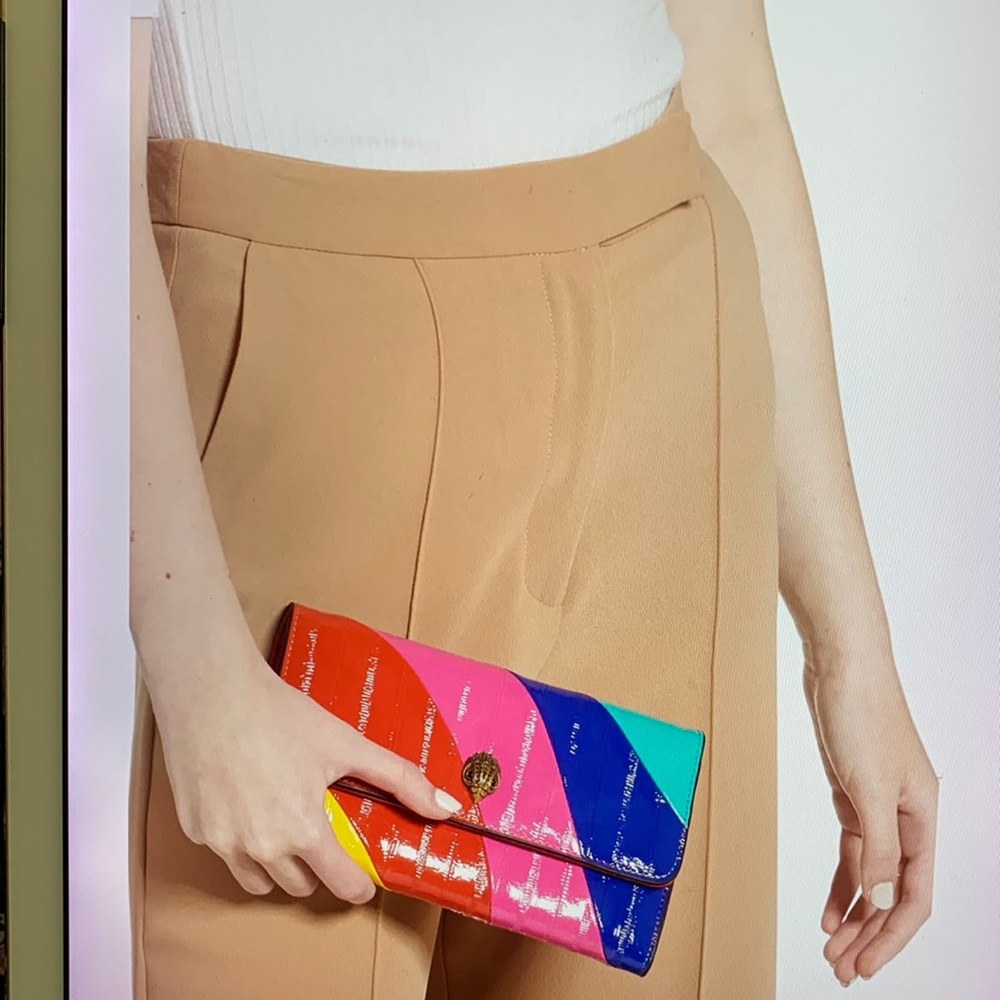 - Kurt Geiger London Rainbow Stripe Leather Chain Wallet
KURT GEIGER LONDON - Picture 6 of 16